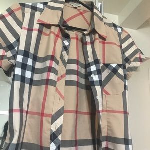 Burberry shirt sleeve button down